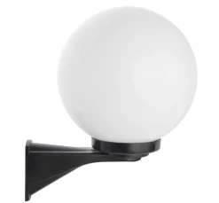 SU-MA Außenleuchte Kugel Schirm Schwarz Weiß IP43 E27* Metall Lampen|Vintage Lampen