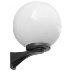 SU-MA Außenleuchte Kugel Schirm Schwarz Weiß IP43 E27* Metall Lampen|Vintage Lampen