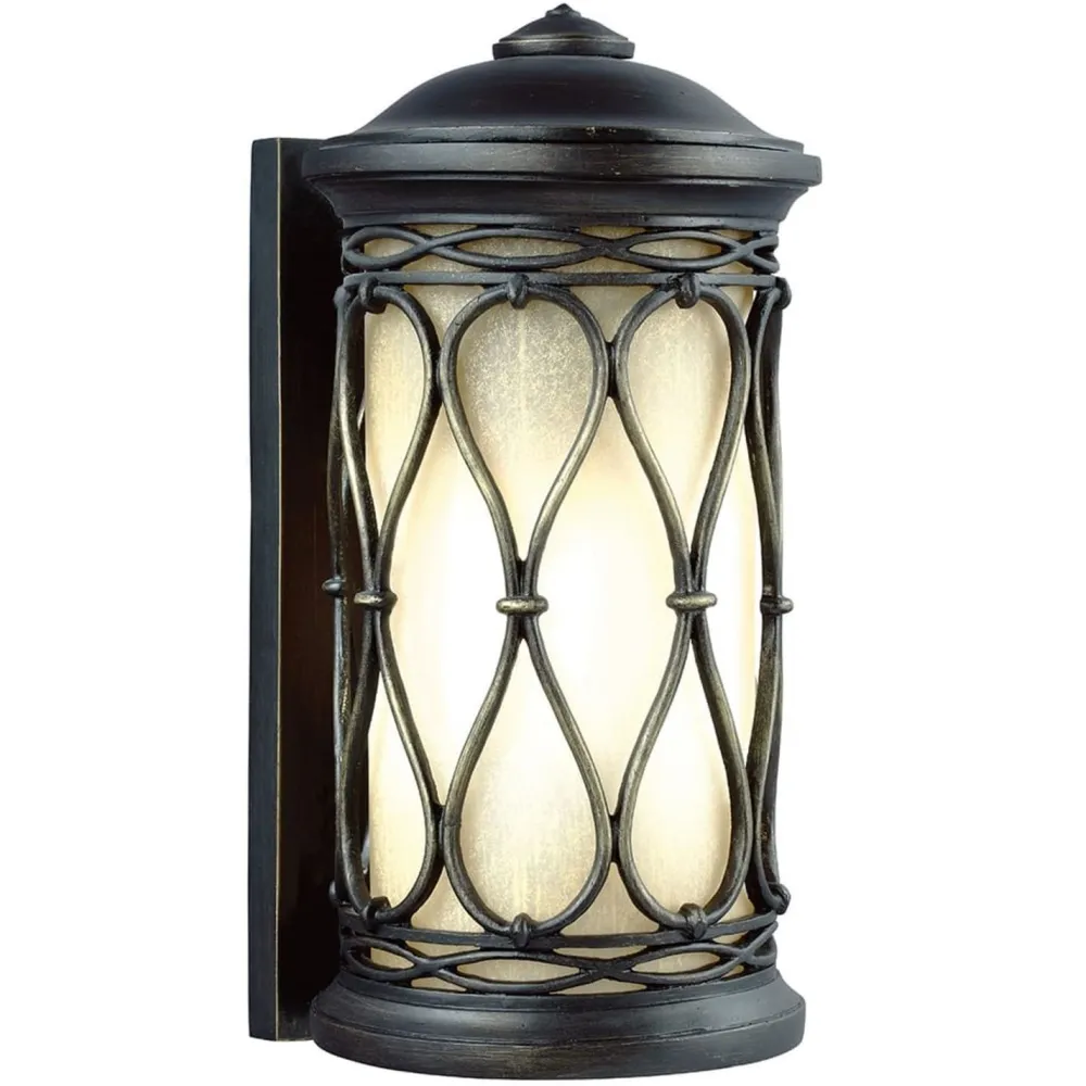 Best Elstead Außenleuchte Laterne in Bronze antik Haus Eingang