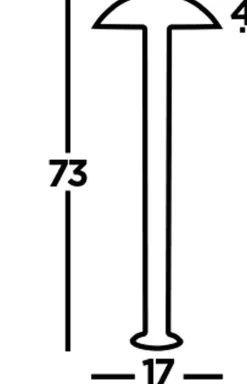 Searchlight Außenleuchte LED Anthrazit IP44 4000 K 505 lm 73 cm* Wegeleuchten|Led Außenleuchten