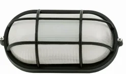 Lido Außenleuchte Maritim B:22cm IP44 Bullauge Schwarz E27* Rustikale Lampen|Maritime Lampen