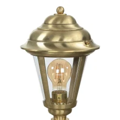 Sale Lido Außenleuchte Messing 100 cm IP43 E27 Rustikal Garten