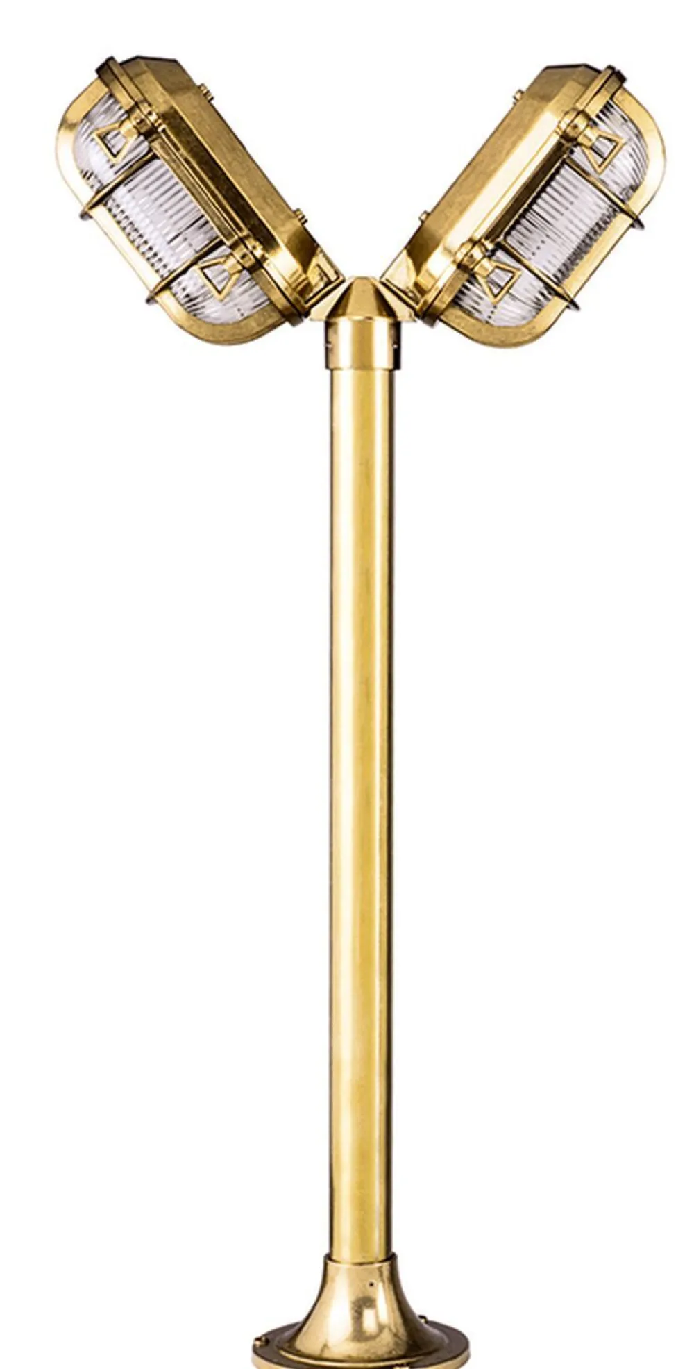 Lido Außenleuchte Messing 60cm hoch Maritim Weg Garten* Außenleuchten Antik|Außenleuchten Messing