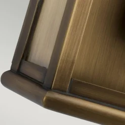 New Elstead Außenleuchte Messing Glas IP44 Vintage Design E27