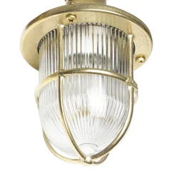 Outlet Lido Außenleuchte Messing Rostfrei Glasschirm SANTORIN