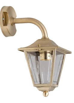 Lido Außenleuchte Messing Rustikal Laterne LEROS