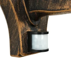 Easylight Außenleuchte mit Bewegungsmelder Schwarz Kupfer TIROL