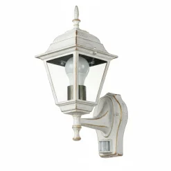 Easylight Außenleuchte mit Bewegungsmelder Sensor TIROL Weiß Gold* Metall Lampen|Rustikale Lampen