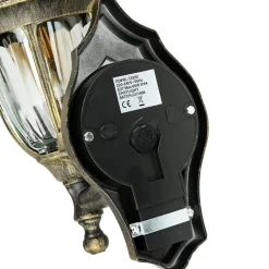 Easylight Außenleuchte mit Bewegungsmelder Gold Antik Wand MILANO* Gartenlaternen|Außenwandleuchten