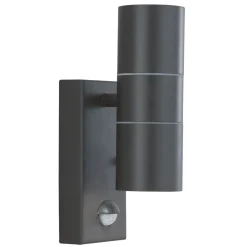 Searchlight Außenleuchte mit Bewegungsmelder Up Down IP44 GU10 Wand* Metall Lampen|Fassadenstrahler