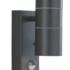 Searchlight Außenleuchte mit Bewegungsmelder Up Down IP44 GU10 Wand* Metall Lampen|Fassadenstrahler