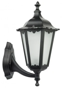 SU-MA Außenleuchte Rustikal Schwarz wetterfest IP43* Außenleuchten Antik|Außenwandleuchten