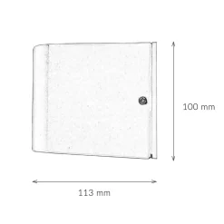 Hot Easylight Außenleuchte Schwarz IP44 Up Down Aluminium Glas klein