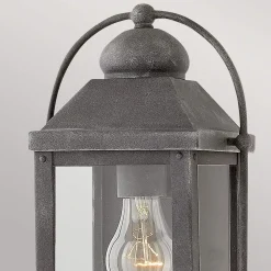 Elstead Außenleuchte Vintage Glas Aluminium E27 IP44 33,5 cm hoch* Außenwandleuchten|Gartenlaternen