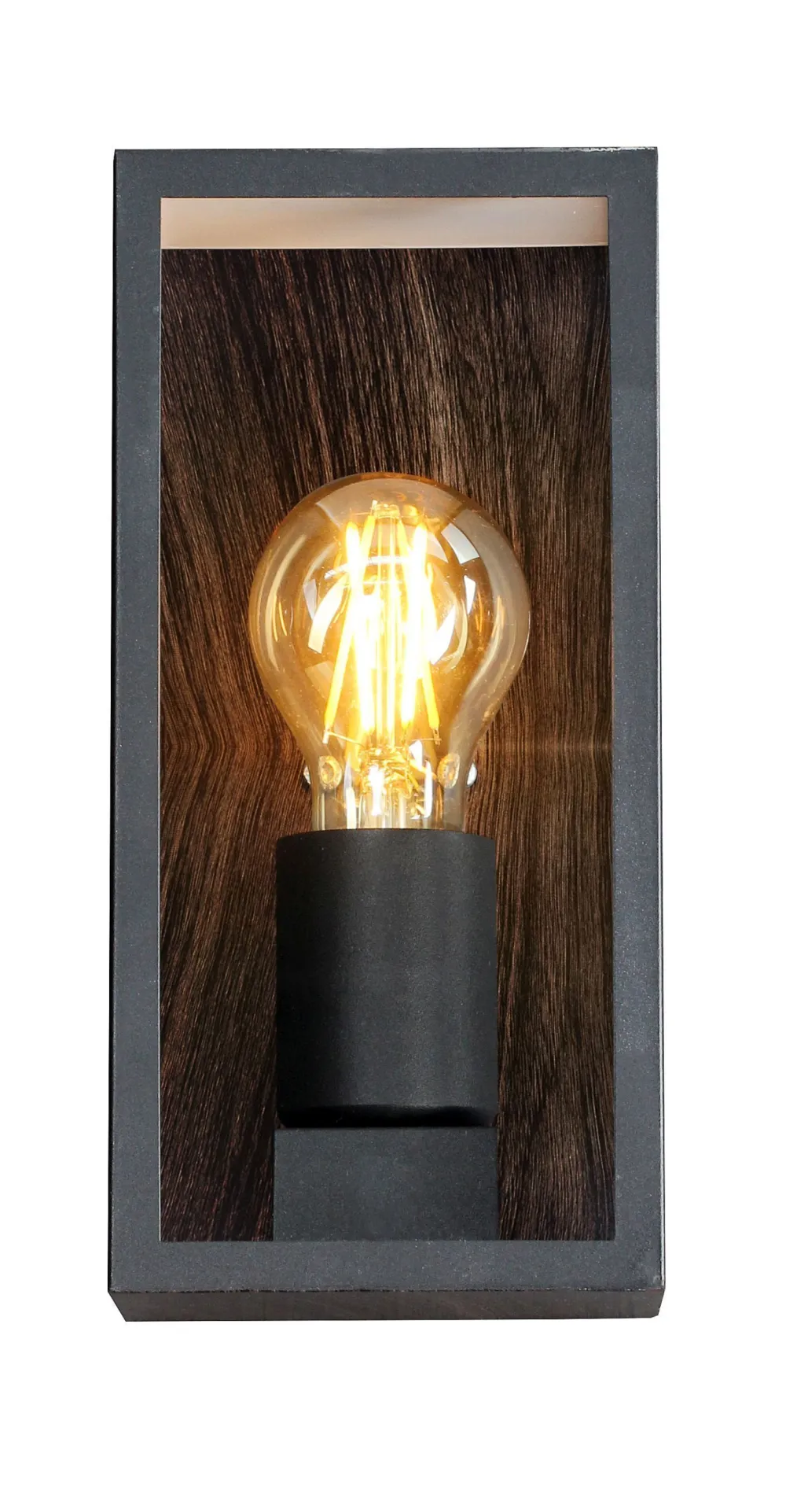 Sale Eco-Light Außenleuchte Vintage Schwarz Holz B:11,5 cm IP44 E27