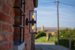 Eco-Light Außenleuchte Wand Anthrazit IP44 eckig Modern ELLAYINA* Außenwandleuchten|Moderne Lampen