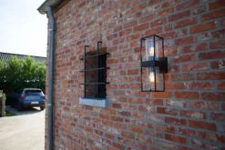 Eco-Light Außenleuchte Wand Anthrazit IP44 eckig Modern ELLAYINA* Außenwandleuchten|Moderne Lampen