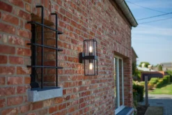 Eco-Light Außenleuchte Wand Anthrazit IP44 eckig Modern ELLAYINA* Außenwandleuchten|Moderne Lampen