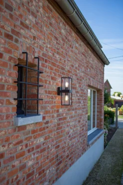 Eco-Light Außenleuchte Wand Anthrazit IP44 eckig Modern ELLAYINA* Außenwandleuchten|Moderne Lampen