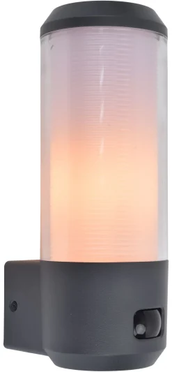 Clearance Eco-Light Außenleuchte Wand Bewegungsmelder Aluminium E27 IP44