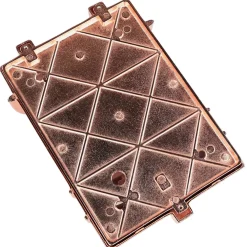 Clearance Lido Außenleuchte Wand E27 IP64 Messing Glas in Kupfer