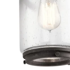 Elstead Außenleuchte Wand Glas Aluminium E27 IP44 35,6 cm hoch* Außenwandleuchten|Gartenlaternen