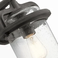 Elstead Außenleuchte Wand Glas Aluminium E27 IP44 35,6 cm hoch* Außenwandleuchten|Gartenlaternen