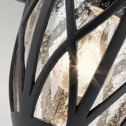 Hot Elstead Außenleuchte Wand Hof Terrasse IP44 Schwarz E27 Rustikal