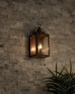 Elstead Außenleuchte Wand in Kupfer antik Rustikal Vintage IP44* Rustikale Lampen|Vintage Lampen