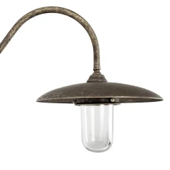 Giovanni Battista Außenleuchte Wand IP44 E27 Glas Messing massiv Maritim* Außenleuchten Antik|Außenwandleuchten