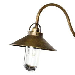 Giovanni Battista Außenleuchte Wand IP44 E27 in Bronze Antik matt Echt-Messing* Außenwandleuchten|Lampen Aus Aller Welt