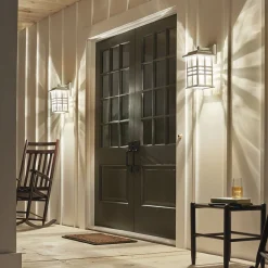 Elstead Außenleuchte Wand IP44 E27 Weiß Rustikal Terrasse Haus* Außenwandleuchten|Vintage Lampen