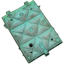 Lido Außenleuchte Wand IP64 Messing Glas Grün antik E27* Rustikale Lampen|Metall Lampen