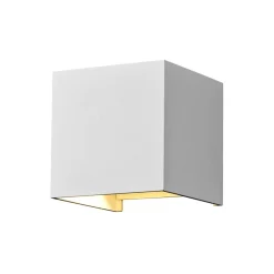 Maytoni Außenleuchte Wand LED Metall Up Down IP54 Weiß eckig* Außenwandleuchten|Led Außenleuchten