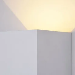 Maytoni Außenleuchte Wand LED Metall Up Down IP54 Weiß eckig* Außenwandleuchten|Led Außenleuchten