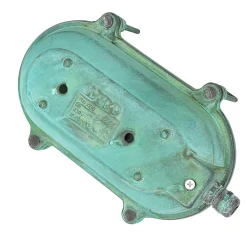 Lido Außenleuchte Wand Maritim Grün Messing Glas IP64* Rustikale Lampen|Metall Lampen