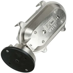 Hot Lido Außenleuchte Wand Messing Glas IP64 E27 in Antik