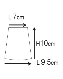 Hot Andromeda Außenleuchte Wand Messing Glas GU10 IP54 H: 10 cm Downlight