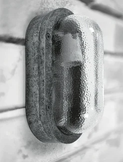 Best Andromeda Außenleuchte Wand Messing massiv Glas 23 cm breit IP64