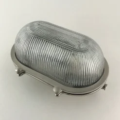 Andromeda Außenleuchte Wand Messing Glas E27 IP64 Maritim THERA* Außenwandleuchten|Feuchtraumleuchten