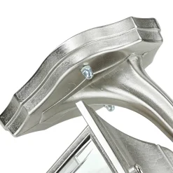 Lido Außenleuchte Wand Messing massiv in Nickel E27* Rustikale Lampen|Metall Lampen