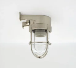 Andromeda Außenleuchte Wand Messing massiv Glas E27 IP64 Maritim* Außenwandleuchten|Gartenlaternen