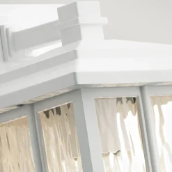 Elstead Außenleuchte Wand Weiß IP44 E27 Rustikal Laterne* Außenleuchten Antik|Außenwandleuchten