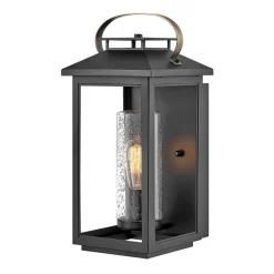 Elstead Außenleuchte Wand wetterfest H: 44,5 cm IP44 Schwarz E27* Außenwandleuchten|Gartenlaternen