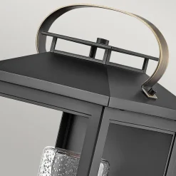 Elstead Außenleuchte Wand wetterfest H: 44,5 cm IP44 Schwarz E27* Außenwandleuchten|Gartenlaternen