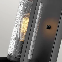 Elstead Außenleuchte Wand wetterfest H: 44,5 cm IP44 Schwarz E27* Außenwandleuchten|Gartenlaternen