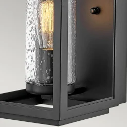 Elstead Außenleuchte Wand wetterfest H: 44,5 cm IP44 Schwarz E27* Außenwandleuchten|Gartenlaternen