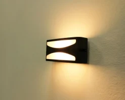 Sale Eco-Light Außenwandlampe Aluminium E27 IP44 B:22 cm blendarm