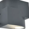Eco-Light Außenwandlampe Aluminium GU10 IP44 Anthrazit Modern* Metall Lampen|Fassadenstrahler