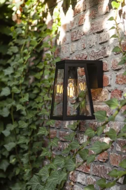 Eco-Light Außenwandlampe Aluminium Glas E27 IP44 H:20,7 cm* Metall Lampen|Moderne Außenleuchten